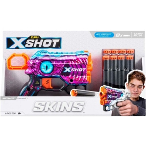 Бластер однозарядний ZURU X-Shot Skins Menace Enigma, 8 патронів (36515L)