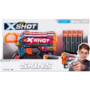 Бластер однозарядний ZURU X-Shot Skins Menace Mercenary, 8 патронів (36515P)