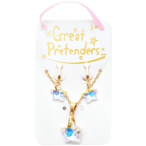 Дитяча біжутерія Great Pretenders Набір прикрас Boutique Holographic Star (90414)