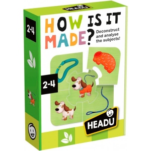 Пазли картонні (3-4 роки) Headu "З чого це зроблено?" (MU56024)