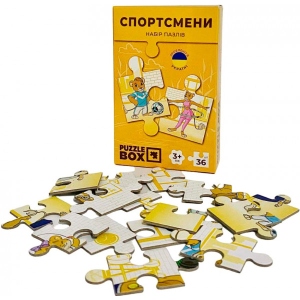 Пазли картонні (3-4 роки) JoyBand-Bontoy «Спортсмени» (36 елем.) (PB03)