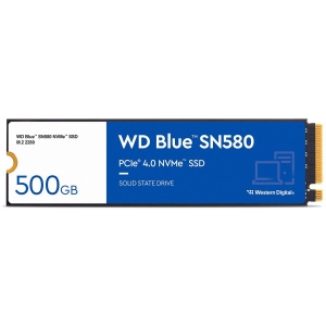 SSD-накопичувач внутрішній Western Digital  SN580 M.2 2280 500GB PCIe 4.0 x4 3D TLC (WDS500G3B0E) порівняти ціни