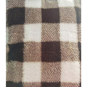 Плед полуторний Ardesto Flannel 160х200 см клітинка бежева (ART0103PB)