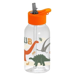 Пляшка для води Herevin Straw-Dino Club 0.46 л (161807-066)