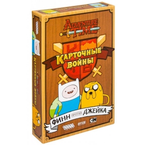 Настільна гра стратегічна (12+) Hobby World Час пригод. Карткові війни: Фінн проти Джейка (1618)