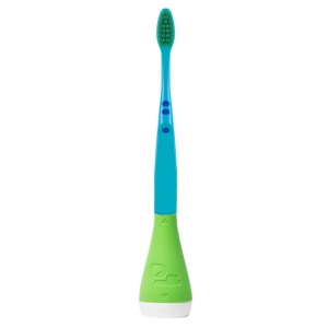 Зубна щітка електрична Playbrush + інтерактивна насадка Smart Green