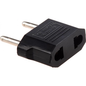 Перехідник 220В Atcom UK/US-EU Black (14345)