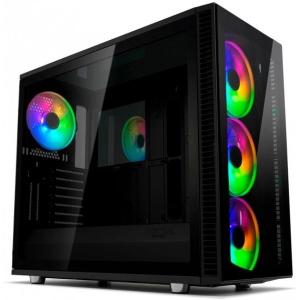 Корпус Fractal design ATX без БЖ Define S2 Vision RGB Blackout (FD-CA-DEF-S2V-RGB-BKO-TGD)