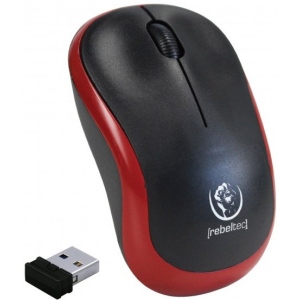 Миша бездротова Rebeltec Meteor Red/Black в Києві
