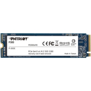 SSD-накопичувач внутрішній Patriot P300 512GB M.2 2280 PCIe NVMe 3.0 x4 TLC (P300P512GM28)