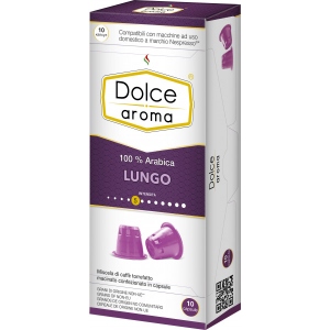 Уцінка - Кава у капсулах Dolce Aroma Lungo NP 10 шт.