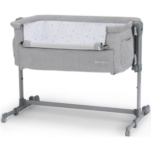 Колиска-люлька приставна Kinderkraft Neste Up Grey Light Melange (KKLNESTGRY000N)