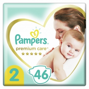 Одноразові підгузки Pampers EU Premium Care Розмір 2 (4-8 кг), 46 шт. (8001841104799) Європейський товар