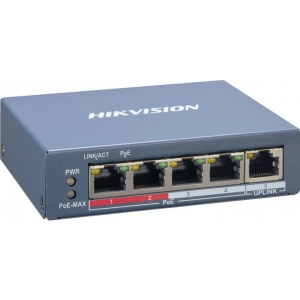 Коммутатор локальної мережі (Switch) Hikvision DS-3E1105P-EI купити