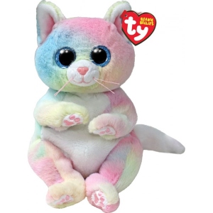 М'яка іграшка глазастик TY BEANIE BELLIES Райдужний кіт "CAT" (41291)