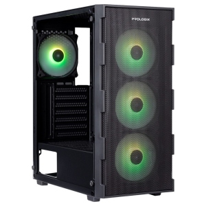 Корпус ProLogix E115 Tempered Glass&Mesh Black порівняти ціни