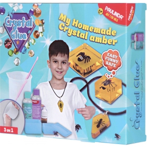 Набір для дослідження Paulinda Crystal glue DIY "Кулони 3 в 1" (PL-199607)