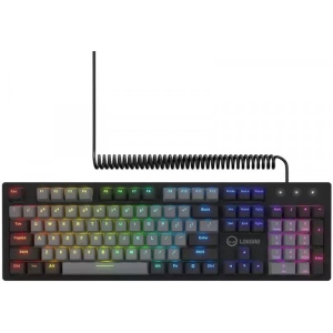 Клавіатура дротова ігрова Lorgar Azar 514 RGB EN/UA Gaming Wired Black (LRG-GK514B-UA)