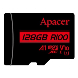 Карта пам'яті Apacer MicroSDHC 128GB UHS-I Class 10 (AP128GMCSX10UB-RA) в Україні