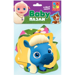 Пазли картонні (до 2 років) Vladi Toys MAXI "Ферма" (VT1722-17)