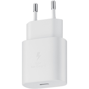 Мережевий зарядний пристрій Samsung 25W Travel Adapter (w/o cable) White (EP-TA800NWEGRU)