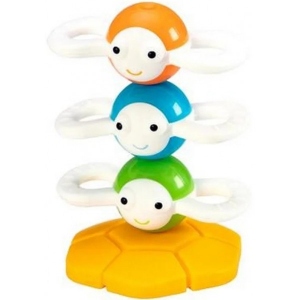 Пірамідка Fat Brain Toys Dizzy Bees Веселі бджілки (F294ML)