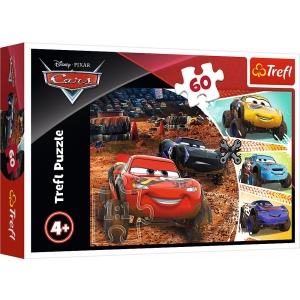 Пазли картонні (3-4 роки) Trefl Блискавка Маквін з друзями 60 Елм. (17327) продаж