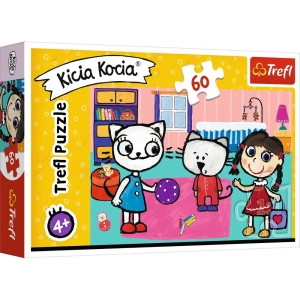 Пазли картонні (3-4 роки) Trefl "Кошенятка"  (60 елм.) (17343)