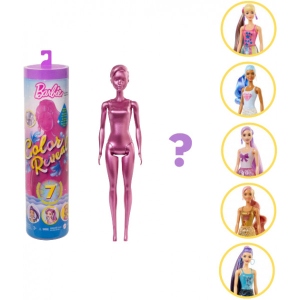 Лялька-сюрприз Barbie Кольорове перевтілення, серія "Блестящие" в ас. (GTR93)
