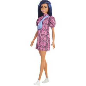 Лялька Barbie Модниця в плаття з принтом під зміїну шкіру (GXY99)