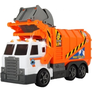 Наземна спецтехніка DICKIE TOYS Сміттєвоз з контейнером і підйомником, зі звук. і світло. ефектами, 46 см, онлайн, 3+ (113 7000)