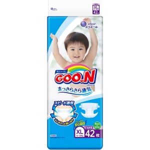 Одноразові підгузки Goo.N Розмір Big XL (12-20 кг), 42 шт. (843132) в Києві