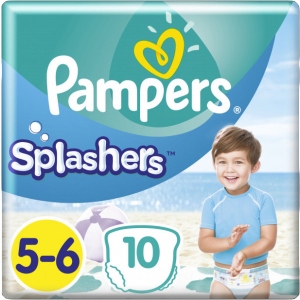 Одноразові підгузки-трусики для плавання Pampers Splashers Размер 5-6 (12-17 кг), 10 шт. (81668262)