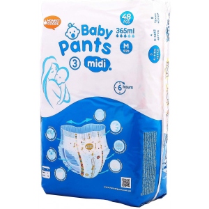 Одноразові підгузки-трусики Honest Goods Midi Размер 3, 48 шт. (3800500611167)