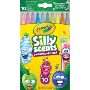 Фломастери Silly Scents тонка лінія (washable) з ароматом, 10 шт (256340.024)
