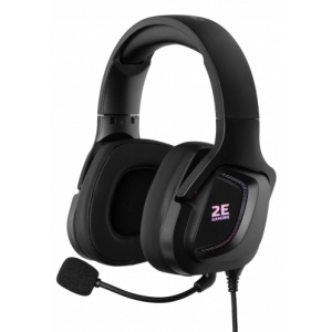 Гарнітура дротова ігрова 2E HG340 RGB 3.5mm Black (2E-HG340BK)