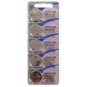 Батарейка тип CR2032 Maxell CR2032 LI.MIC 1PK ON 5 CARD (J) (18586300)