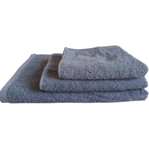 Рушник для обличчя GM Textile махровий сірий 50x90