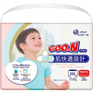 Одноразові підгузки-трусики Goo.N Plus Розмір ХXL (13-25 кг.), 28 шт. (21000634)