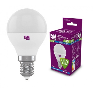 Лампочка світлодіодна ELM 5W E14 4000K 18-0046