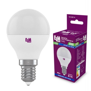 Лампочка світлодіодна ELM 6W E14 4000K 18-0014