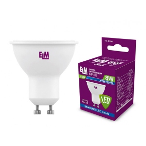 Лампочка світлодіодна ELM MR16 8W GU10 4000K 18-0192