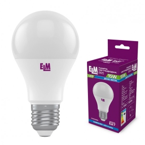 Лампочка світлодіодна ELM 15W E27 6500K 18-0195