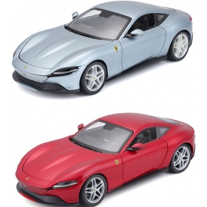 Колекційна машинка 1:24 Bburago Ferrari Roma  (асорті сірий металік, червоний металік, 1:24)(18-26029)