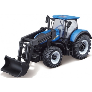 Колекційна сільськогосподарська техніка Bburago ТРАКТОР NEW HOLLAND T7.315 з фронтальним навантажувачем (синій, 1:32) (18-31632) порівняти ціни