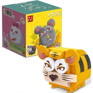 Пластиковий конструктор Banbao "Знаки зодіаку" (69 елм.) Тигрик (ET802-3)