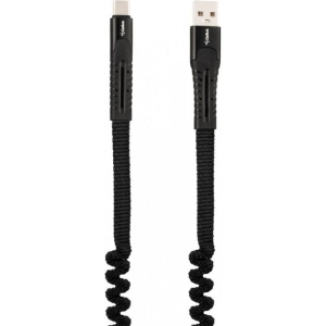 Кабель синхронізації даних Gelius Pro Spring GP-UC101 Type-C Black