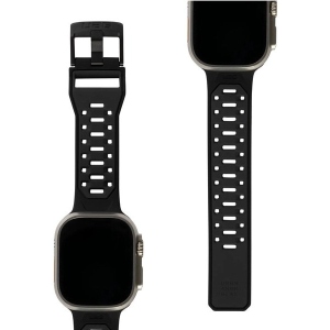 Ремінець для смарт-годинника UAG for Apple Watch Ultra 49/45/44/42mm Civilian Silicone, Graphite/Black (194002114032)