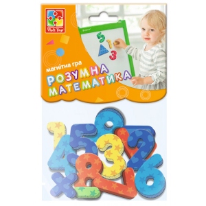 Настільна гра магнітна (5-7 років) Vladi Toys Цифри і геометричні фігури, укр. (VT5900-01)