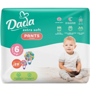 Одноразові підгузки-трусики Dada Extra Soft Розмір 6 XL (15+ кг), 28 шт. (980696)